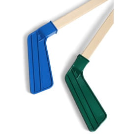 Набор для игры в хоккей (клюшка 2 шт., ворота, шайба, мяч), цвет МИКС 4500232