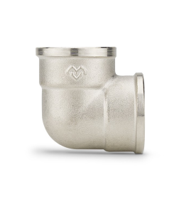 Угол Varmega ВР-ВР 1/2", никелированный