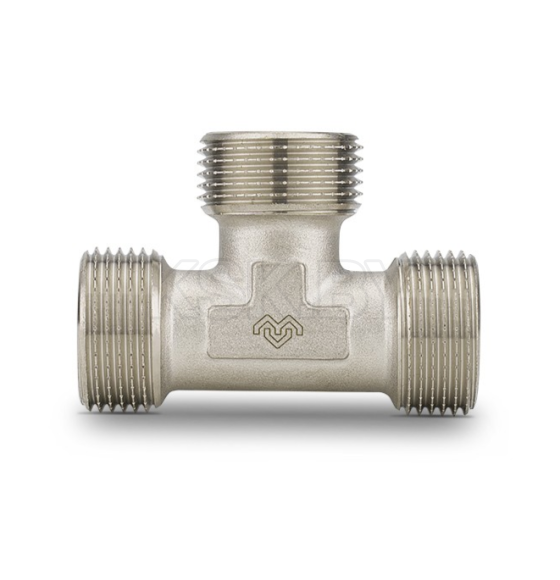 Тройник Varmega НР равносторонний 3/4", никелированный (VMTF18-N050505) 