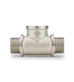 Тройник Varmega НР-ВР-НР 1/2", никелированный