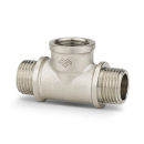 Тройник Varmega НР-ВР-НР 3/4", никелированный (VMTF14-N050505) 