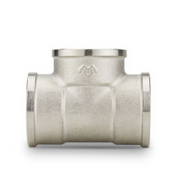 Тройник Varmega ВР равносторонний 1", никелированный