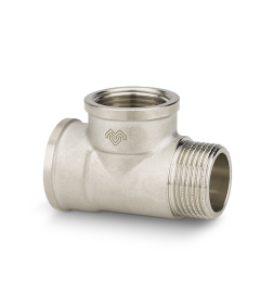 Тройник Varmega ВР-ВР-НР 1/2", никелированный