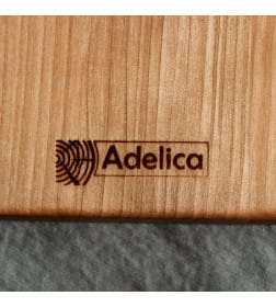 Доска для подачи и сервировки с менажницей 28×10×1.8 см, дерево берёза Adelica