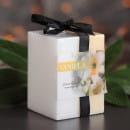 Ароматическая свеча куб «Кристаллический узор», ваниль, 5×7.5 см 3680554 (3680554) 