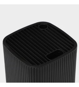 Подставка для ножей Loft, 11×11×22 см, пластик, чёрная Доляна