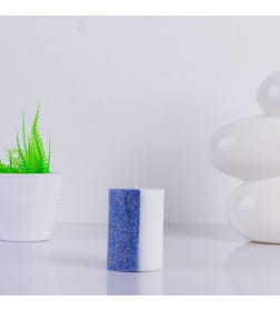 Ароматическая свеча-цилиндр 5×7.5 см «Кристаллический узор», черника 4428288