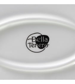 Форма для запекания 1,2 л (28.4×16.3×6.2 см) с бамбуковой крышкой, керамика, белая BellaTenero 