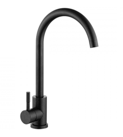 Смеситель для кухни АНТЕЙ Парма черный 697027