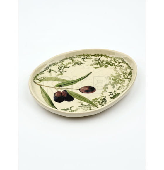 Тарелка керамическая 18×14.4 см плоская «Винтаж» Dolce Ceramo (10715019) 