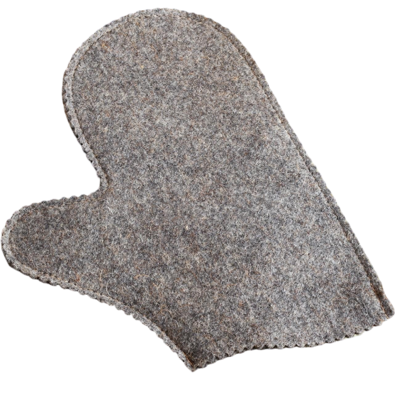 Рукавица для бани серая Добропаровъ (1088589) 