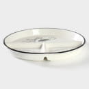 Тарелка для правильного питания «Гарвардская №1», d=23 см, 3 секции, фарфор, белая Доляна (9852101) 