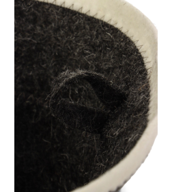 Шапка для бани и сауны «Панама», полиэфир 70%, шерсть 30% 