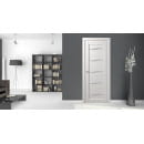 Дверное полотно D1 Дуб шале снежный  2000х900х35мм,уценка