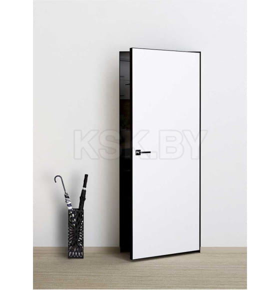Дверное полотно Elen Invisible ALU (кромка,черная) 2000х700х43мм УЦЕНКА