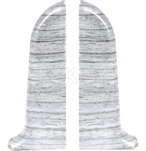 Заглушка 58мм L007 Ясень шимо светлый (упак 2шт)