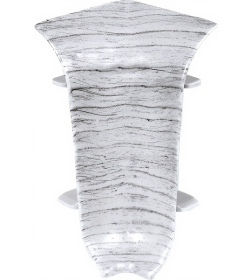 Внутренний угол 58мм L007 Ясень шимо светлый (упак 2шт)