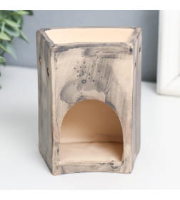 Аромалампа для эфирных масел «Бонсай», керамика, 8.5×6×10.5 см, МИКС