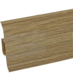 Плинтус ПВХ 58мм L012 Дуб рустик 2,20м