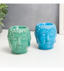 Аромалампа для эфирных масел «Будда», керамика, 8×7.2×7.2 см, МИКС 3467387