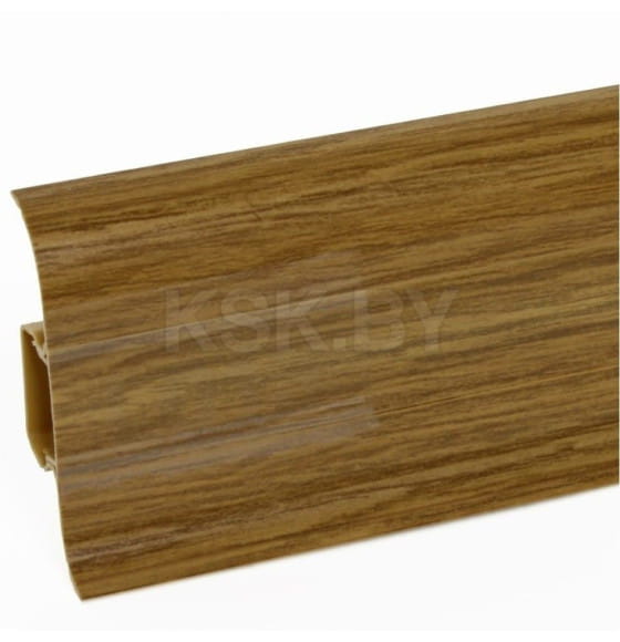 Плинтус ПВХ 58мм L013 Дуб темный 2,20м
