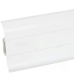 Плинтус ПВХ 58мм L045 Белый 2,20м