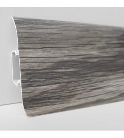 Плинтус ПВХ 58мм L060 Дуб пепельный 2,20м