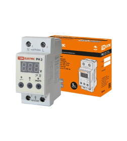 Реле напряжения 1ф РН 2 63А-220В (LED-дисплей) TDM SQ1504-0016