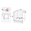 Шкаф духовой электрический Schtoff CME 7406 BK (CME 7406 BK) 