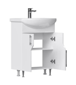 Тумба напольная Volna Bruno 60.2D под умывальник Балтика 60 tnBRUN60.2D-01