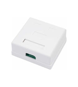 Розетка компьютерная 2-я RJ-45 (8P8C) cat 5e о/у REXANT 03-0151