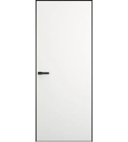 Дверное полотно Elen Invisible ALU Reverse R (кромка,черная) 2000х800х43мм,уценка