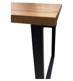 Стол письменный ALLERD GARD 1360х600х750х36мм цвет основания - черный муар, цвет ЛДСП - Дуб Элисон,