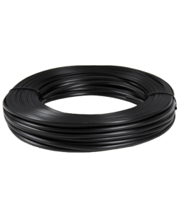 Ротанг искусственный гладкий 7 мм 100 м полутрубка (черный) 10320318