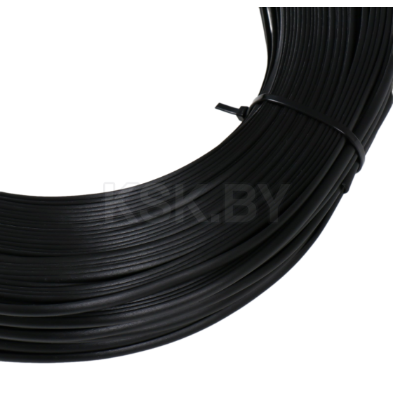 Ротанг искусственный гладкий 7 мм 100 м полутрубка (черный) 10320318 (10320318) 