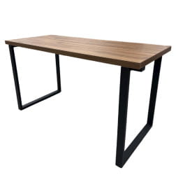 Стол письменный ALLERD GARD 1360х600х750х36мм цвет основания - черный муар, цвет ЛДСП - Дуб Элисон,