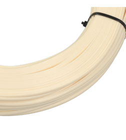 Ротанг искусственный гладкий 6 мм 100 м полутрубка (слоновая кость)
