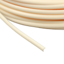 Ротанг искусственный гладкий 6 мм 100 м полутрубка (слоновая кость) (10320328) 