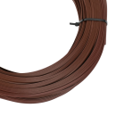 Ротанг искусственный гладкий 6 мм 100 м полутрубка (каштан) (10531985) 