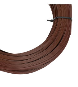 Ротанг искусственный гладкий 6 мм 100 м полутрубка (каштан)
