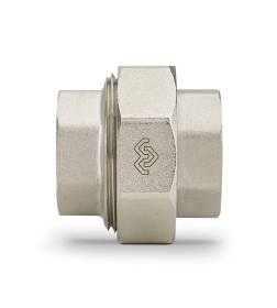 Разъемное соединение Varmega ВР-ВР 3/4", с уплотнением o-ring, никелированное