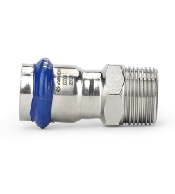 Муфта раструбная Varmega Inox Press с наружной резьбой 22x1/2"