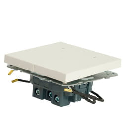 Выключатель 2-кл. c индикатором (мех-м) 250В,10А Эмили RSW10-5102-01 белый фарфор Stekker 49864