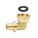 Угол с накидной гайкой Varmega Slide-fit 16x1/2", аксиальный (VM51911) 