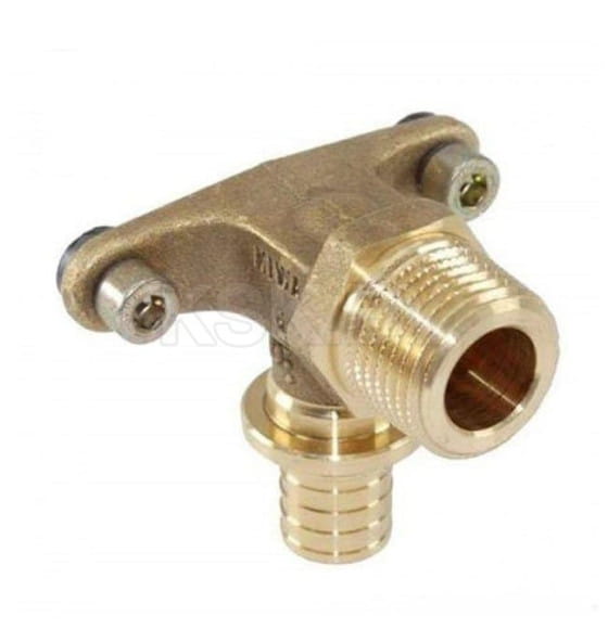 Угол настенный с наружной резьбой Varmega Slide-fit 16x1/2", аксиальный (VM52211) 