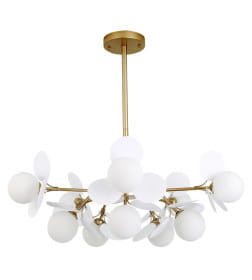 Люстра на штанге Arte Lamp PEACOCK A1369SP-10SG