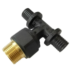 Тройник Varmega Slide-fit с наружной резьбой 16х1/2