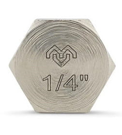 Заглушка Varmega НР 1/4" никелированная VMTF34-N000002