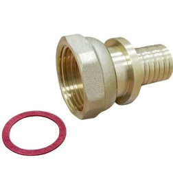 Муфта латунная Varmega Slide-fit с накидной гайкой 16х3/4