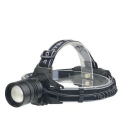 Фонарик налобный, аккум.,YM-8052-P90, зарядка micro, диод P90, Zoom